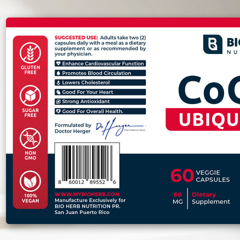 Coenzima Q10 - Ubiquinona.