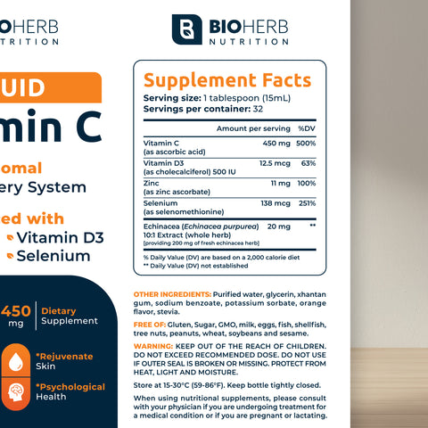 3-Pack L Vitamina C Liquida Navidad